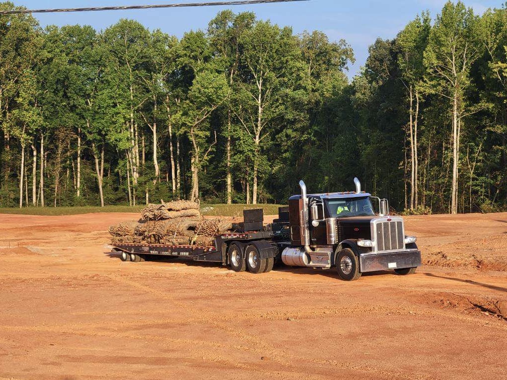 Heavy equipment jobsite